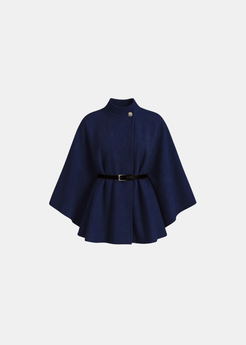 Veste cape avec ceinture