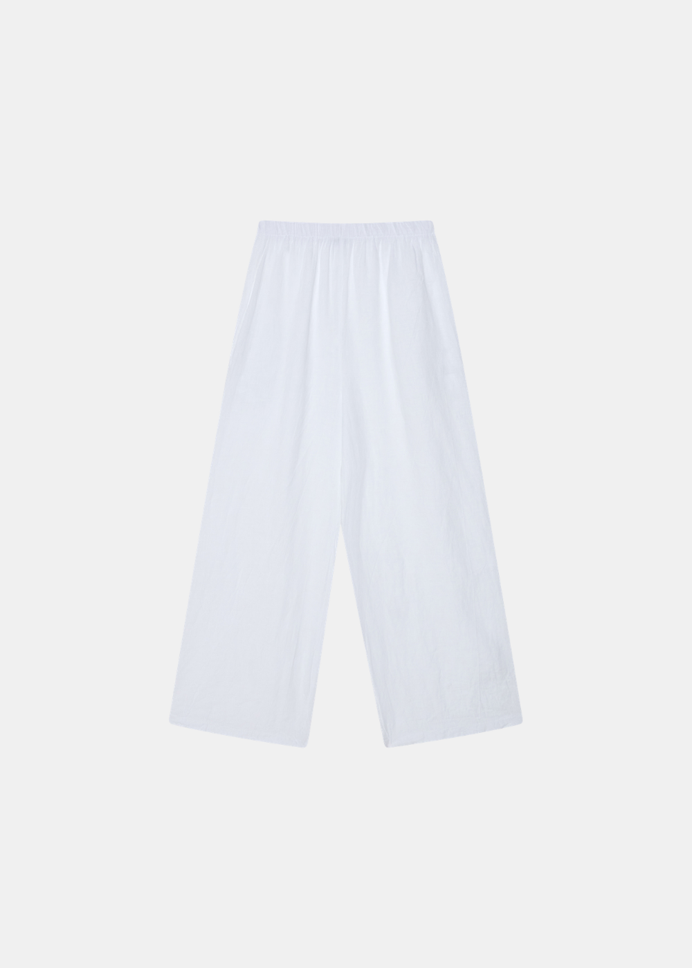 Linen Trousers - White