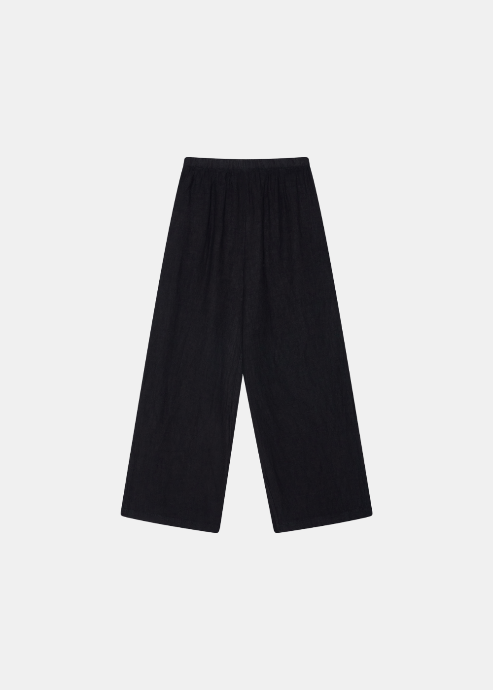Linen Trousers - Black