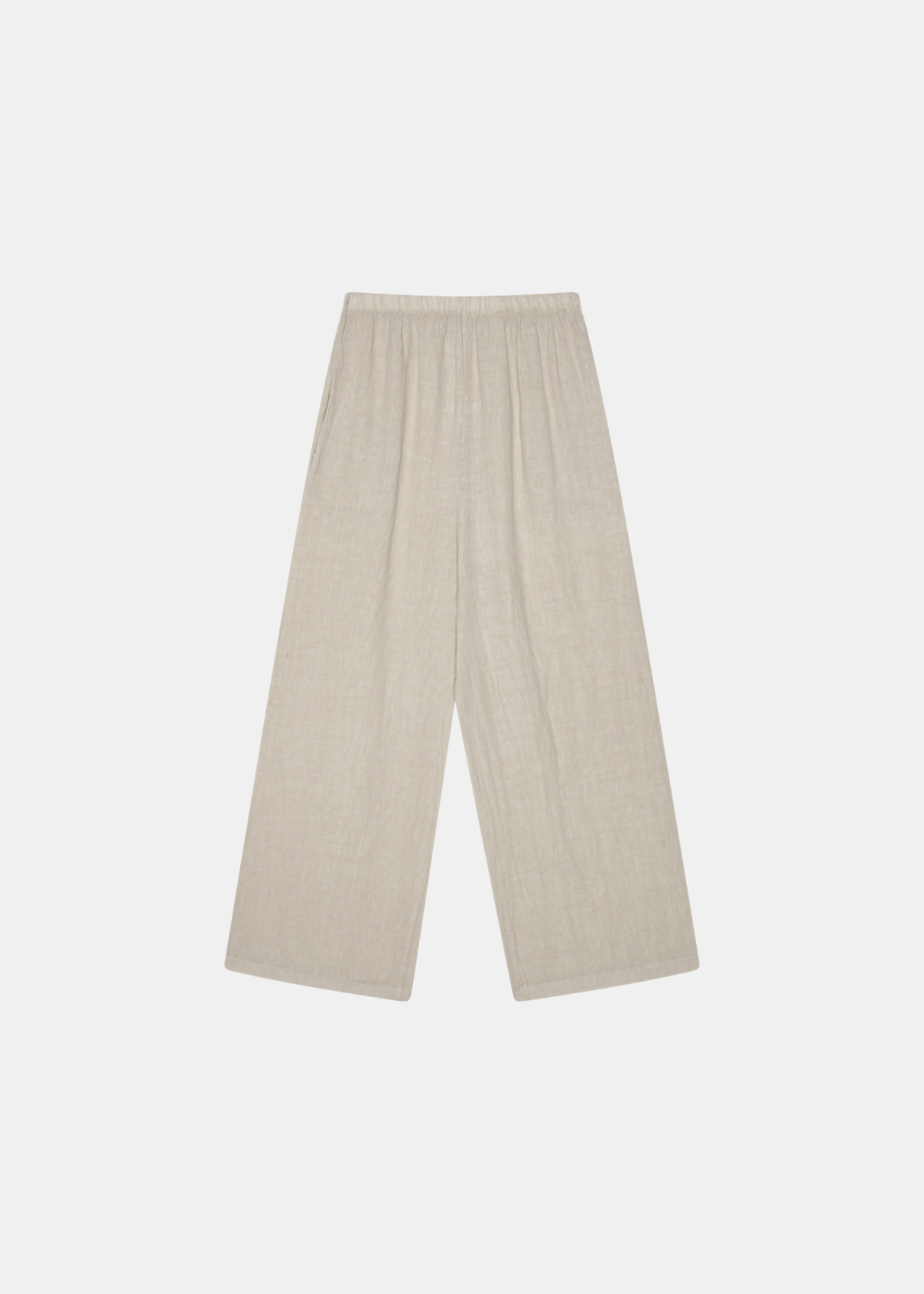 Linen Trousers - Beige