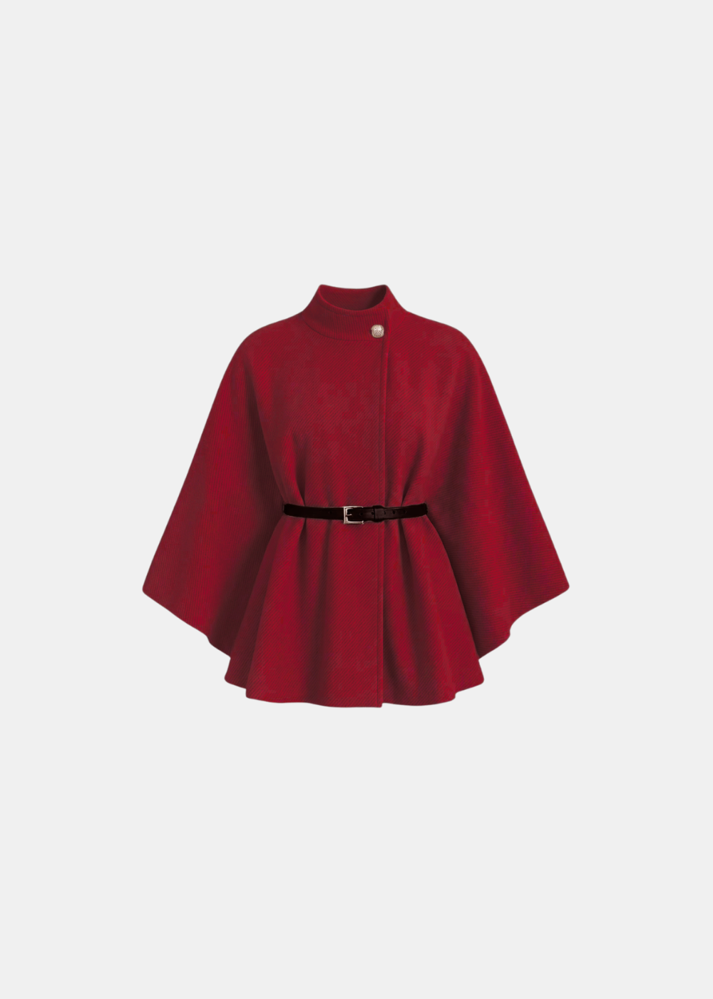 Veste cape avec ceinture