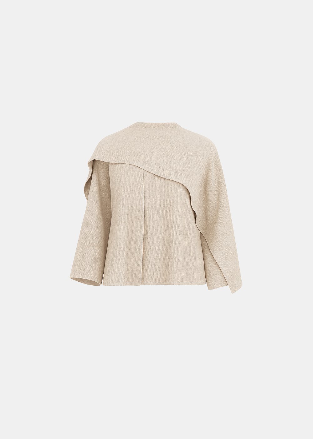 Veste cape en tricot
