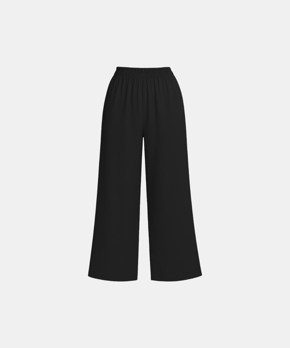 Linen Trousers - Black