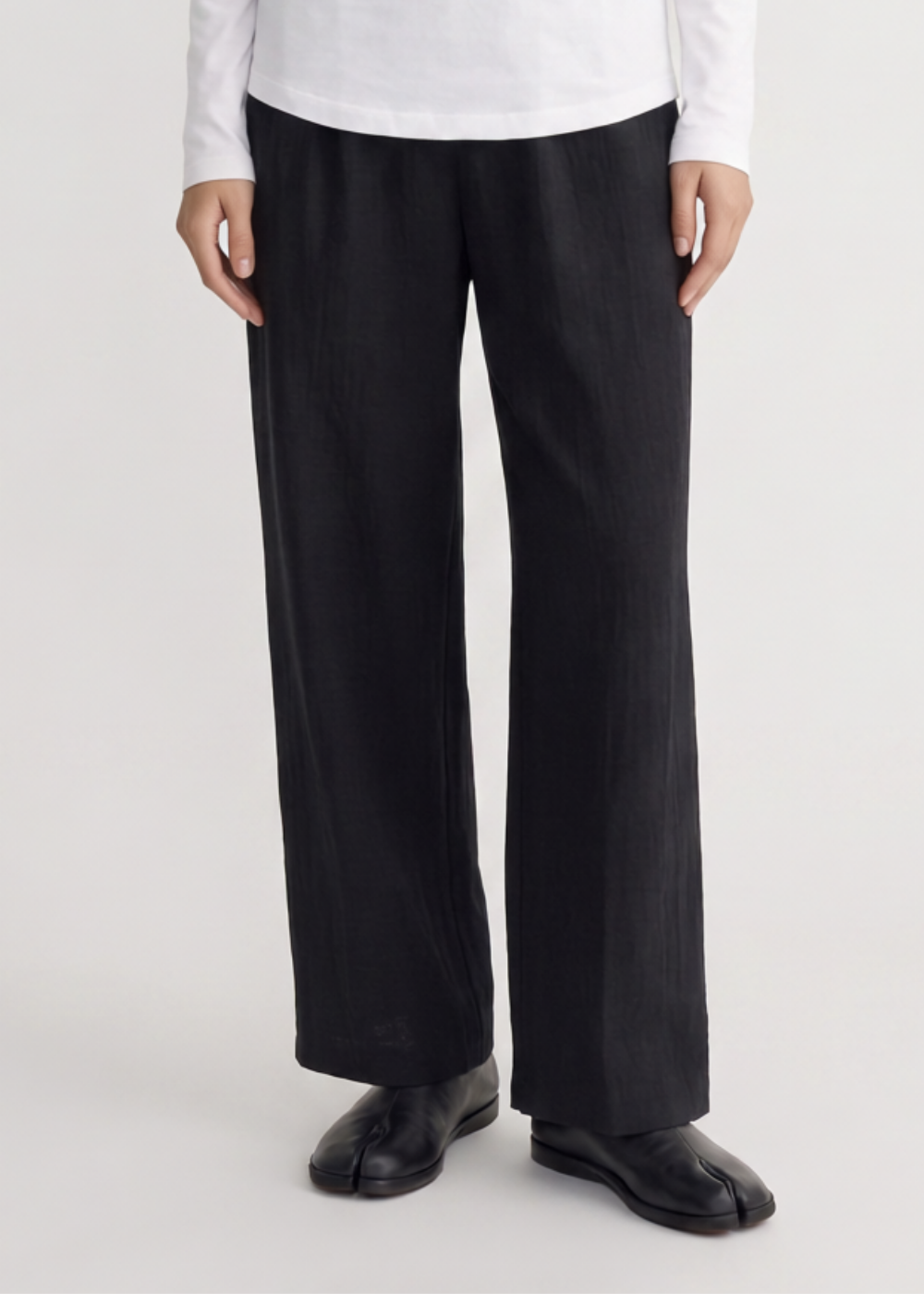 Black - Linen Trouser