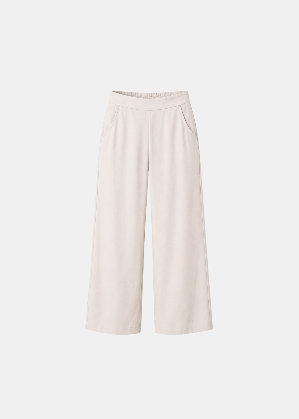 Cotton Linen Trouser - Cream