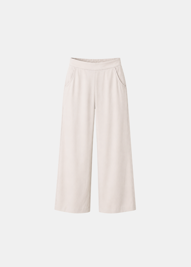 Cotton Linen Trouser - Cream