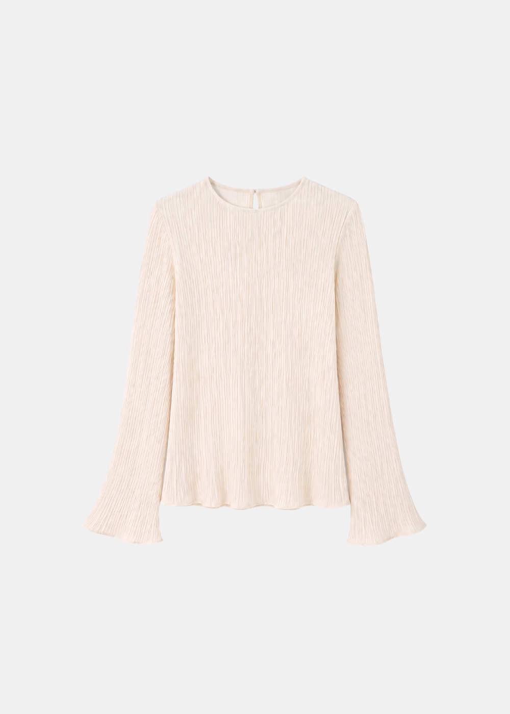 Crinkle Blouse Cream
