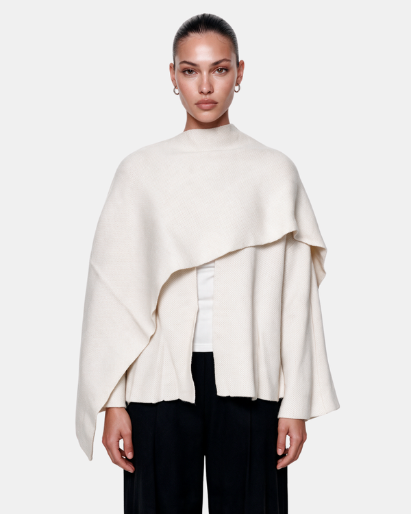 Knitted Cape Jacket