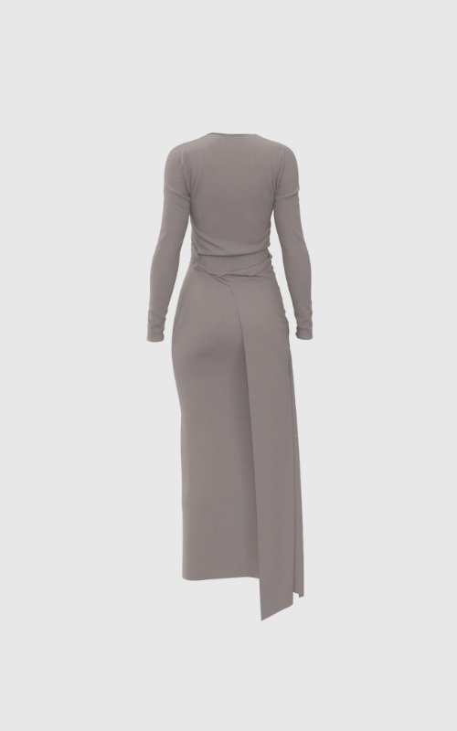 Ladies Wrap Maxi Dress
