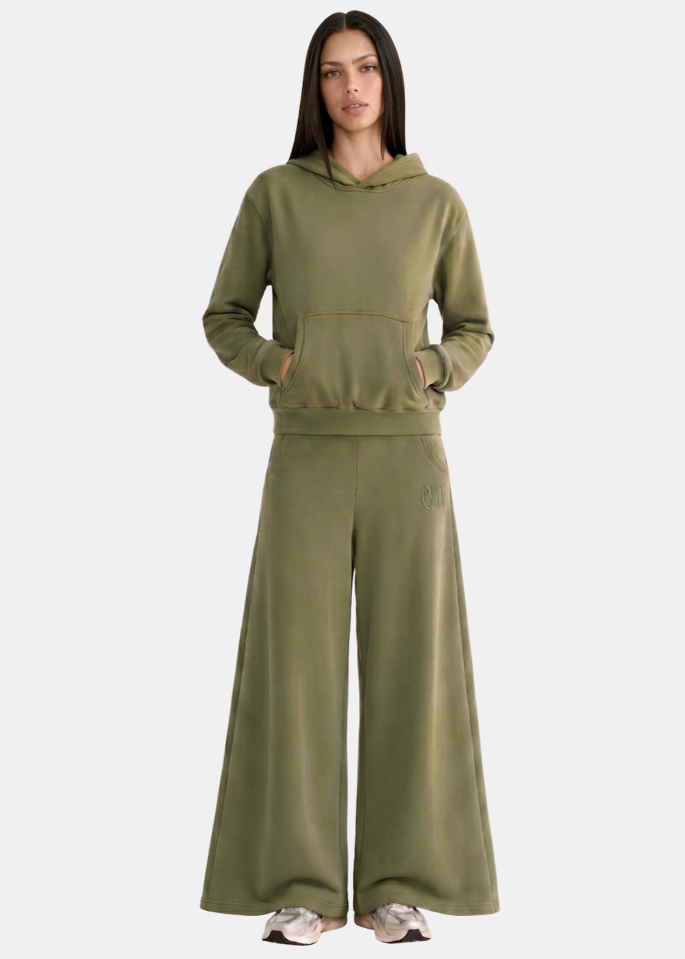 olive — model wearing pullover