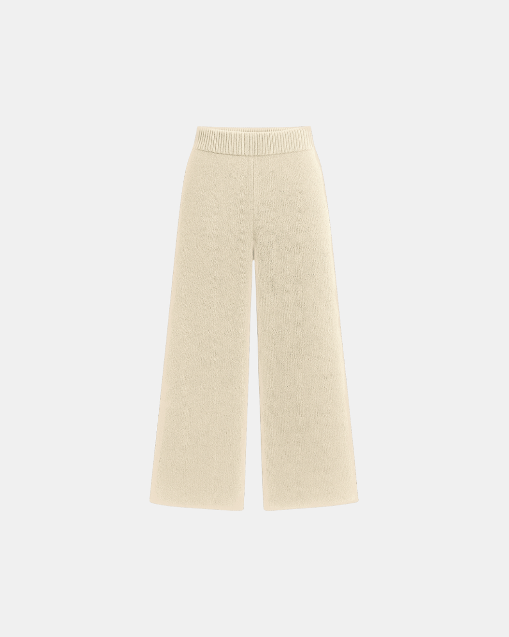 Basic Knitted Trouser Beige