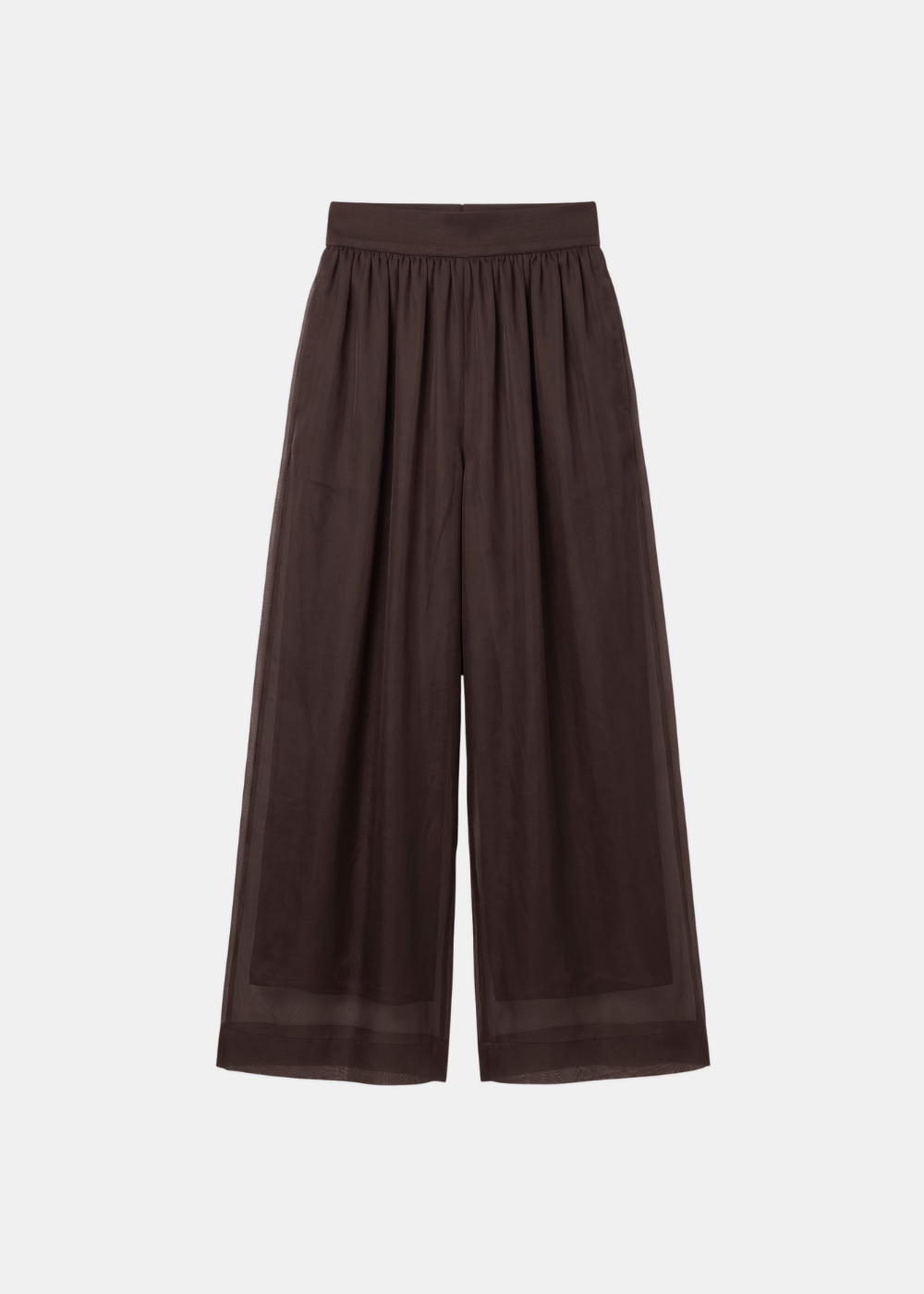 Silk Wide Leg Trouser