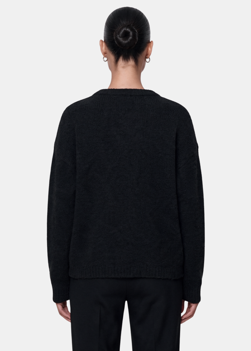 Toggle Knit Cardigan Black