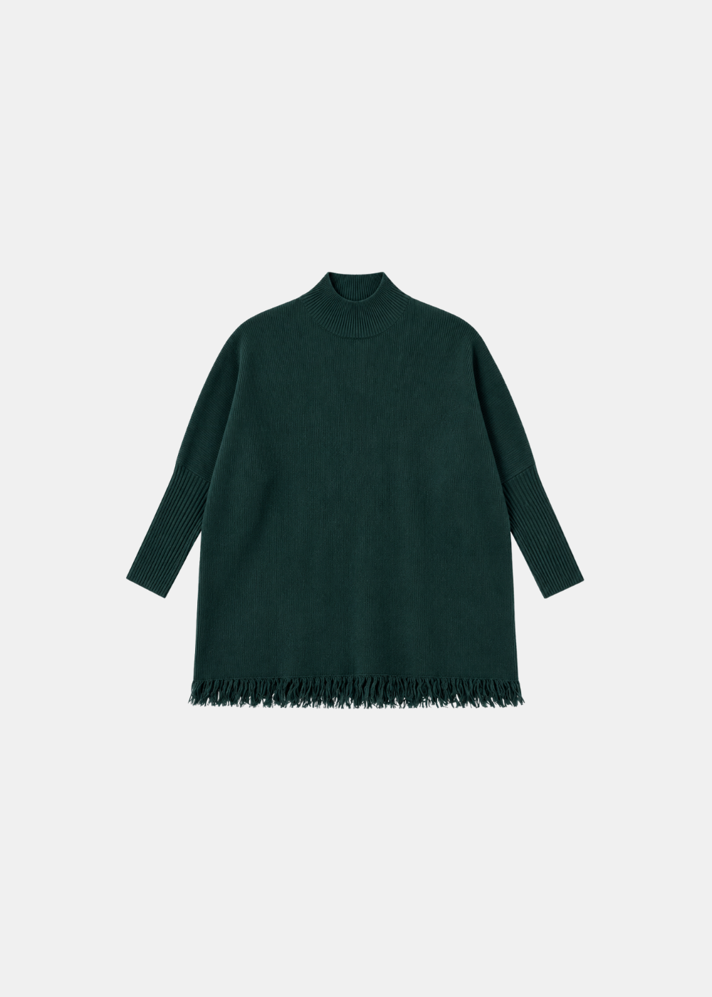 Premium Fine Knit Jumper Forest Green