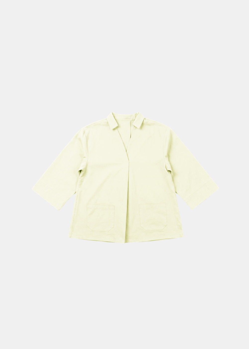 Collared Blouse Chocolate Yellow
