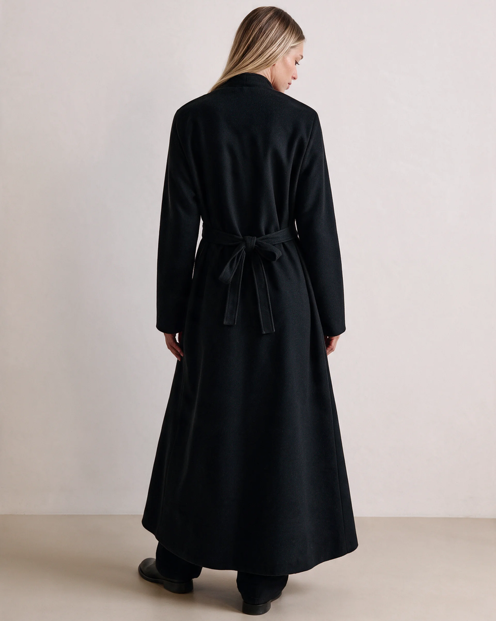 Belted Trench Coat Black