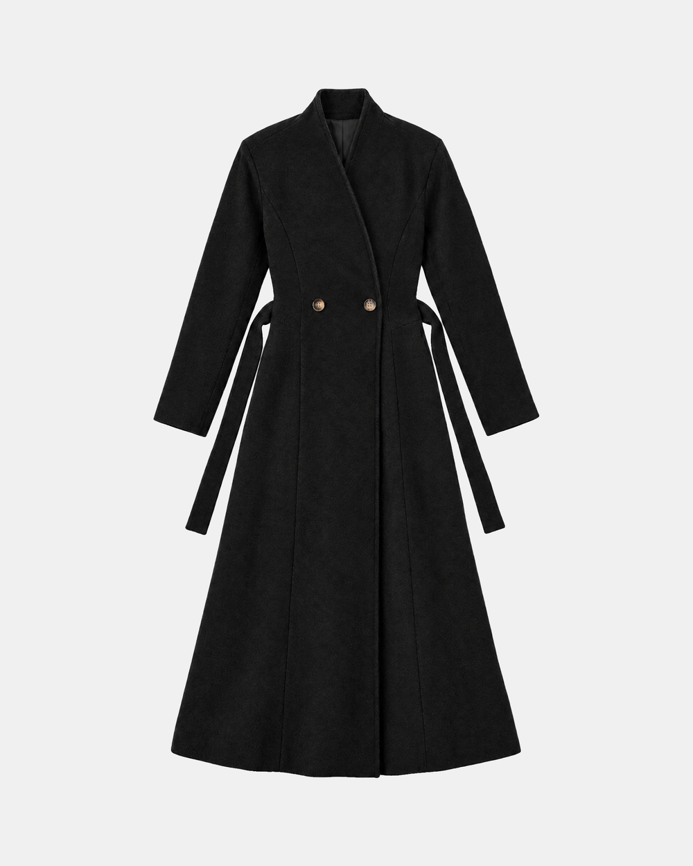 Belted Trench Coat Black