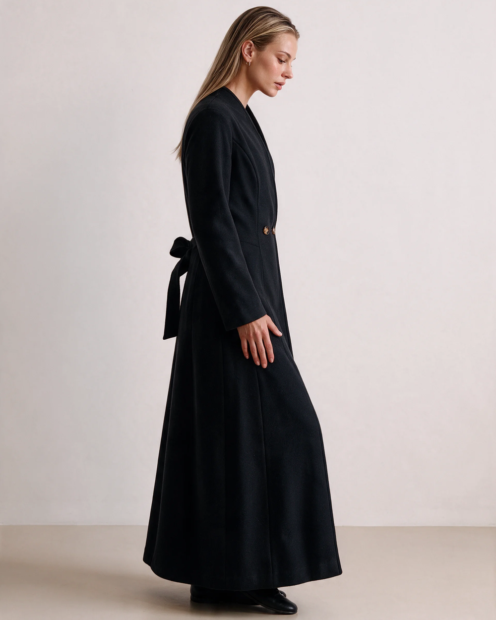 Belted Trench Coat Black