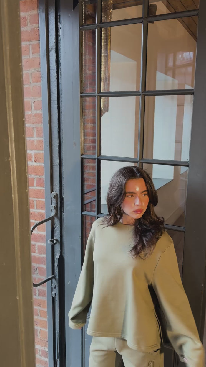 FLARED BLOUSE worn — editorial