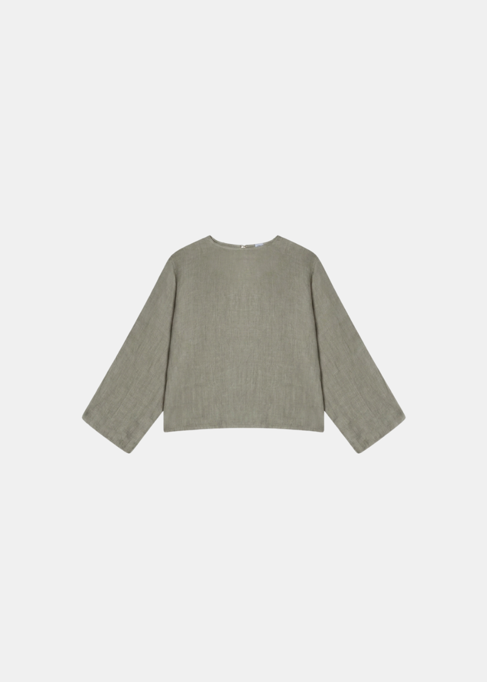 Slit Sleeve Blouse - Taupe